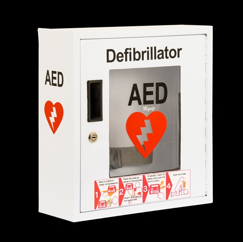 AED CABINET WITH ALARM