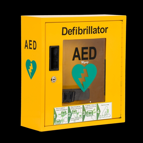 AED CABINET WITH ALARM